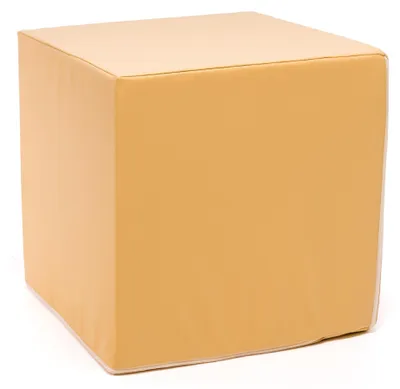 Obrázok produktu pre Ecopuf Cube, Taburetka, Sedací Box, Kocka, 40x40x40, Kanárikovo Žltá E3