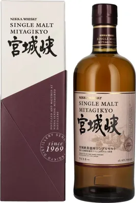 Produktbild von Nikka Whisky Single Malt Miyagikyo in Geschenkpackung Japan | 45 % vol | 0,7 l
