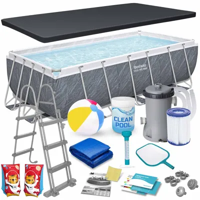 Immagine prodotto di Piscina da giardino con telaio 404 x 201 x 100 cm 18 in 1 Bestway 56721