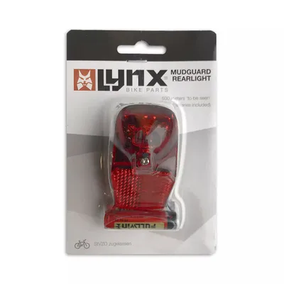 Immagine prodotto di Luce posteriore a batteria LED Lynx Compact StVZO montaggio su parafango nero