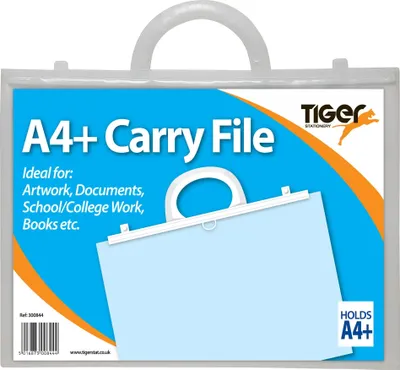 Immagine prodotto di Tiger Stationery - Cartella da trasporto, DIN A4+ SG19199 (Taglia unica) (Trasparente)