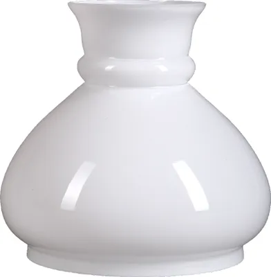 Produktbild von Petroleumglas Ø 145mm Weiß Lampenglas Ersatzglas Leuchtenlas Opalglas Lampenschirm Glas