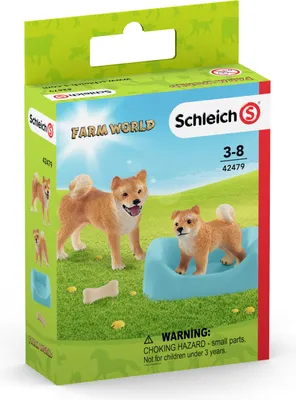 Produktbild von Schleich Shiba Inu Mutter und Welpen, 42479