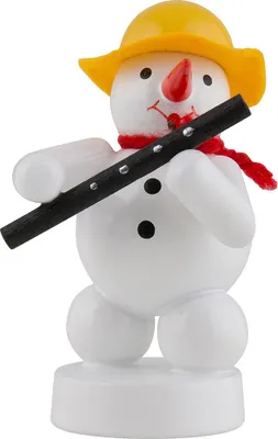 Productafbeelding van Sneeuwpop met oboe (8 cm) van Zenker Volkskunst