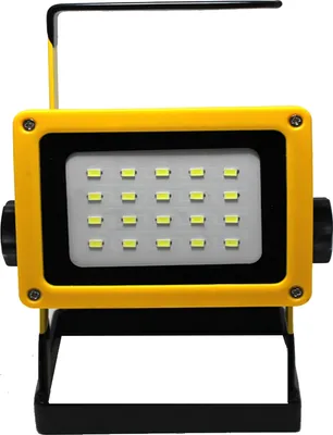 Produktbild von LED Baustrahler 30W mit Akku Arbeitsleuchte Arbeitsstrahler Baustellen Strahler IP65 Wasserdicht Arbeitslicht für Camping Werkstatt Garage Retoo