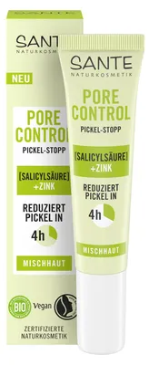 Produktbild von SANTE Naturkosmetik Pore Control Pickel Stopp - 15ml - Soforthilfe bei Pickeln &