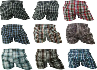 Produktbild von 5er Pack Herren American Boxershorts Baumwolle Unterhose PE-S L entpricht M