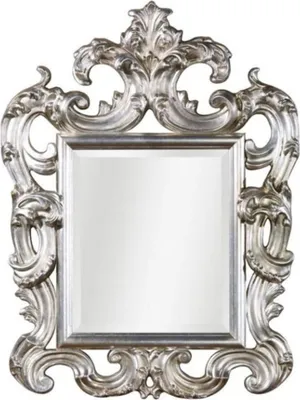 Produktbild von Casa Padrino Luxus Barock Wandspiegel Silber 86 x 8 x H. 114 cm - Prunkvoller Antik Stil Spiegel mit wunderschönen Verzierungen - Luxus Qualität - Italy