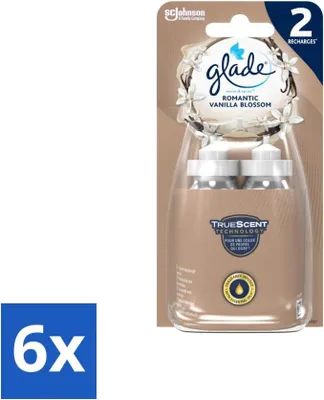 Image de Glade - Sense & Spray - Fleur de vanille romantique - 2 × 18 ml - Pack avantage - 6 pièces