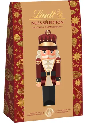 Produktbild von Lindt Nuss Sélection Haselnuss- & Mandelkugeln Tasche 127g