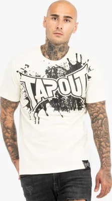Immagine prodotto di T-shirt uomo regular fit SPLASHED Ecru/Nero M Tapout
