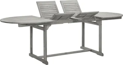 Produktbild von Garten-Esstisch (160-240)x100x75 cm Massivholz Akazie