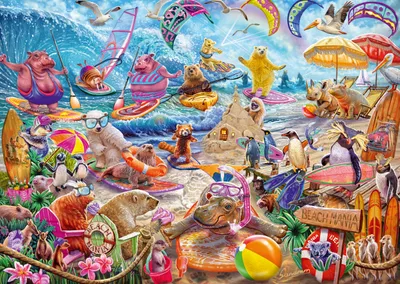 Produktbild von SCHMIDT Puzzle Beach Mania 1000 Teile