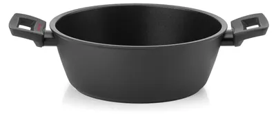 Bratentopf Ø24 cm mit Antihaftbeschichtung, Schwarz