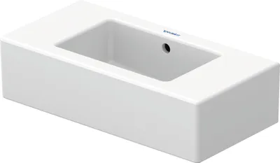 Immagine prodotto di Duravit Vero lave-mains, 50x25cm, 2 trous de robinetterie prépercés à gauche et à droite, avec trop-plein, 0703500000, 0703500000
