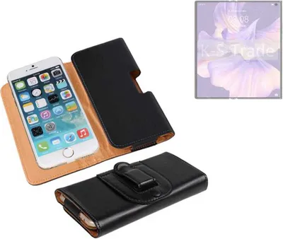 Produktbild von K-S-Trade Schützhülle Handyhülle kompatibel mit Huawei Mate Xs 2 Holster Gürtel Tasche Schutzhülle Handy-Tasche Smartphone Case Seitentasche