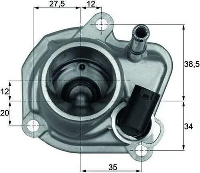 Produktbild von Luftfilter MAHLE LX 1022 für KIA CLARUS (K9A) Filtereinsatz