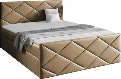 Produktbild von MIRJAN24 Boxspringbett Herkules, Ehebett mit zwei Bettkästen, Doppelbett, Stilvoll Schlafzimmer (Soft 034, Größe: 160x200 cm)