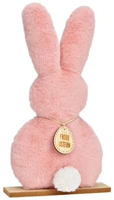 Produktbild von Oster Dekofigur Hase, in weiß aus Plüsch als Frühjahresdeko