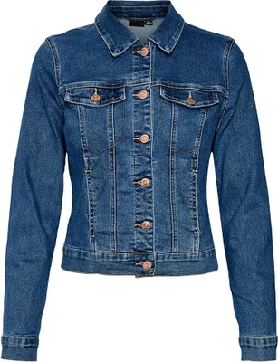 Obrázek produktu pro Dámská džínová bunda VMLUNA 10279492 Medium Blue Denim, XS