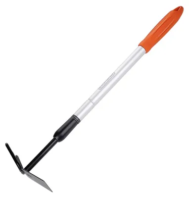 Obrázok produktu pre Kultivátor BLACK+DECKER s motykou, záhradné hrable a motyka, nastaviteľná dĺžka 66-101 cm, kultivácia a odstraňovanie buriny, hlava z uhlíkovej ocele