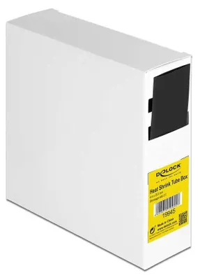 Productafbeelding van DELOCK 19945, Krimpkous, zwart, polyolefine, 40 cm, 2:1, 70 - 125 °C