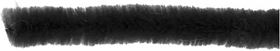 Produktbild von Chenille schwarz, 30 cm, 50 Stück
