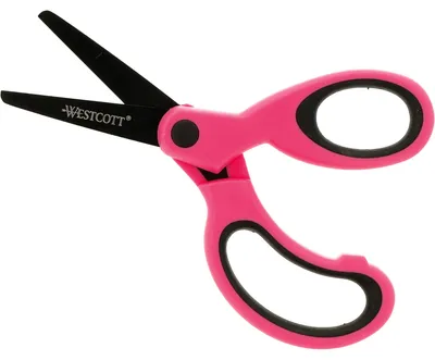 Productafbeelding van Westcott Kinderschaar KidsNEON E-21564 00, rond, puntig, 13 cm, roze