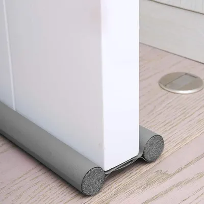 Produktbild von Doppelt isolierter Türboden, Kälteschutzdichtung, Doppelt isolierte Zugluftdichtung, Lärmschutzdichtung, Universelle wasserdichte Innentürdichtung (Grau)