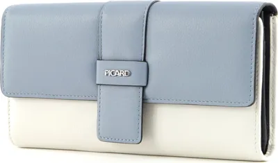 Produktbild von PICARD Leder Geldbörse Como 1 Wallet With Flap Ice-Kombi blau mehrfarbig