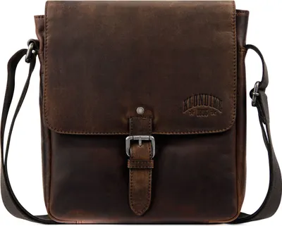 Produktbild von KLONDIKE 1896 Umhängetasche Schultertasche Digger Erin Shoulderbag with Flap Dark Brown braun
