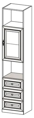 Immagine prodotto di Armadio Soggiorno Ufficio Scaffale Vetrina Vetrine Scaffali Sistema di arredamento Mobili