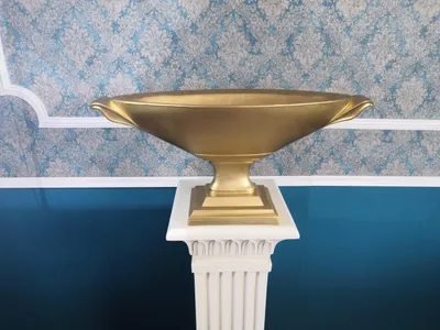 Produktbild von Design XXL Obst Schale Vase Ellipse Vasen Antik Stil Schalen Raum Dekoration Neu