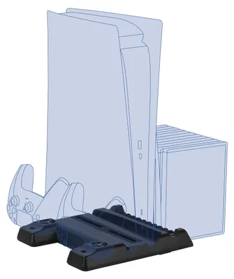 Immagine prodotto di Konix Astronave a forma di supporto per Ps5 Nero Nero Taglia unica