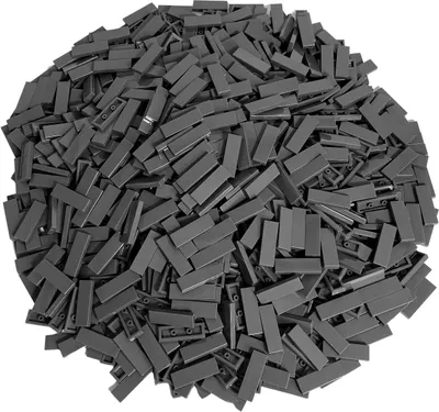 Immagine prodotto di LEGO® 1x3 Piastrelle grigio scuro - 63864 NUOVO! Quantità 250x