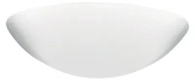 Zdjęcie produktu dla Zafferano Lampa ścienna, satynowe szkło opalowe triplex i metal, 330x115x160 mm, LED 10 Watt, 3000K, IP20, biały, satynowe białe szkło opalowe