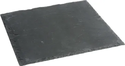 Obrázok produktu pre Bridlicová kamenná servírovacia doska 25x25 cm v modernom štýle dekoratívna sivá