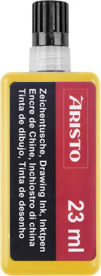 Immagine prodotto di Inchiostro da disegno Aristo 23 ml giallo, alta opacità