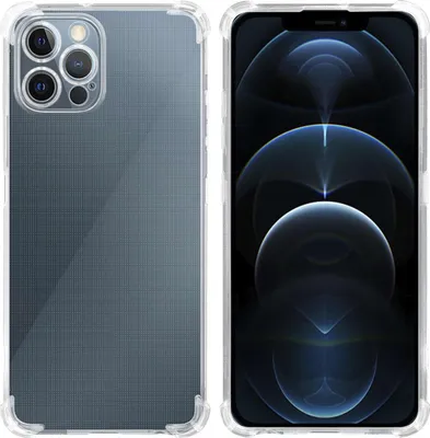Produktbild von Cadorabo Hülle für Apple iPhone 12 PRO in VOLL TRANSPARENT Schutzhülle aus flexiblem TPU Silikon Back Case Cover Etui Handy Hülle