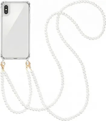 Immagine prodotto di imoshion Cover posteriore con catena per cellulare iPhone X / Xs - Perle