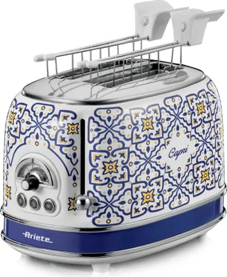 Produktbild von Ariete Capri 155 Toaster 810W 2 Scheiben 6 Bräunungsstufen Blau