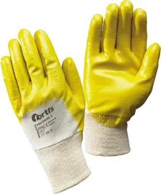 Produktbild von Handschuh MechanicL, Nitril,gelb, Gr.8 FORTIS