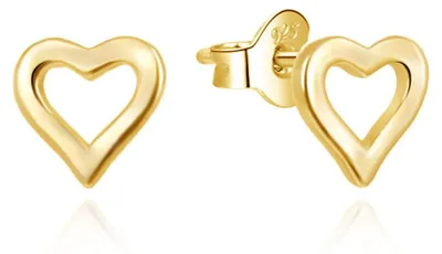 Produktbild von Fein vergoldete Ohrringe Hearts AGUP3460-G
