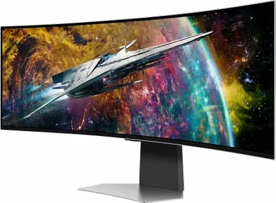 Produktbild von Samsung G95C, 124,5 cm (49"), 5120 x 1440 Pixel, Dual QHD, LED, 1 ms, Schwarz