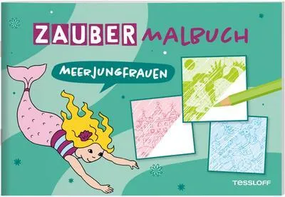 Produktbild von Zaubermalbuch. Meerjungfrauen
