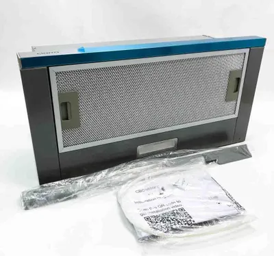 Produktbild von CIARRA CBCS6906D  A Flachschirmhaube Dunstabzugshaube 60cm 370m³/h mit CBCF002X2 Aktivkohlefilter Integrierte Einbau Flach Abluft Umluft Abzugshaube 2 Stufen LED-Beleuchtung