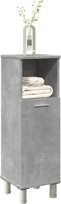 Produktbild von Maison Exclusive - Badezimmerschrank Betongrau 30x30x95 cm Holzwerkstoff