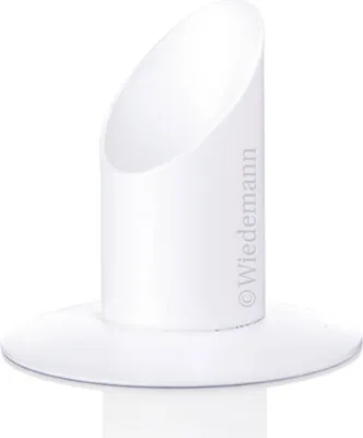 Produktbild von Metallleuchter für Kerzen 40mm Weiß (10-474)
