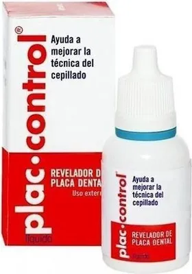 Image de Révélateur de plaque dentaire liquide Dentaid Plac-control 15 ml