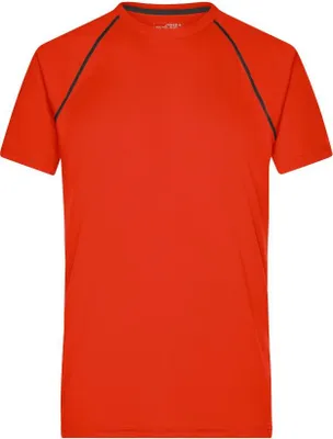 Produktbild von Funktions-Shirt für Fitness und Sport bright-orange/black, Gr. XL